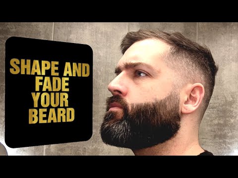 How to SHAPE and FADE your BEARD | Beard care tutorial