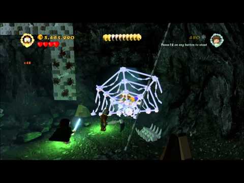 Secret Stairs - 10 Minikits, 3 Treasures, Red Brick Studs x10, Mithril Squeak Sword - Lego LOTR