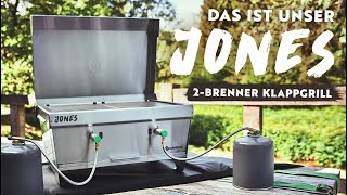 Burnhard JONES Klappgrill - Freddi zeigt euch unseren Camping Grill