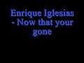 Enrique Iglesias -Now that your gone 