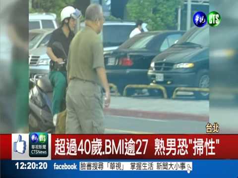 胖熟男"掃性" 性功能障礙增62%