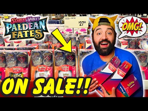 I Found PALDEAN FATES *ON SALE* @ Sam's Club!! 😱 And PULLED an SIR!!