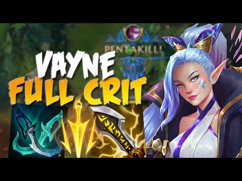 New FULL CRIT Vayne has absurd BURST damage - NEW BUILD BY SASKIOLOL