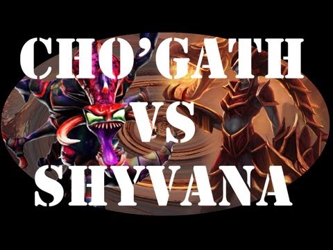 LoL - Shyvana VS Cho'Gath met Danarcki en DusDavid (TOP)