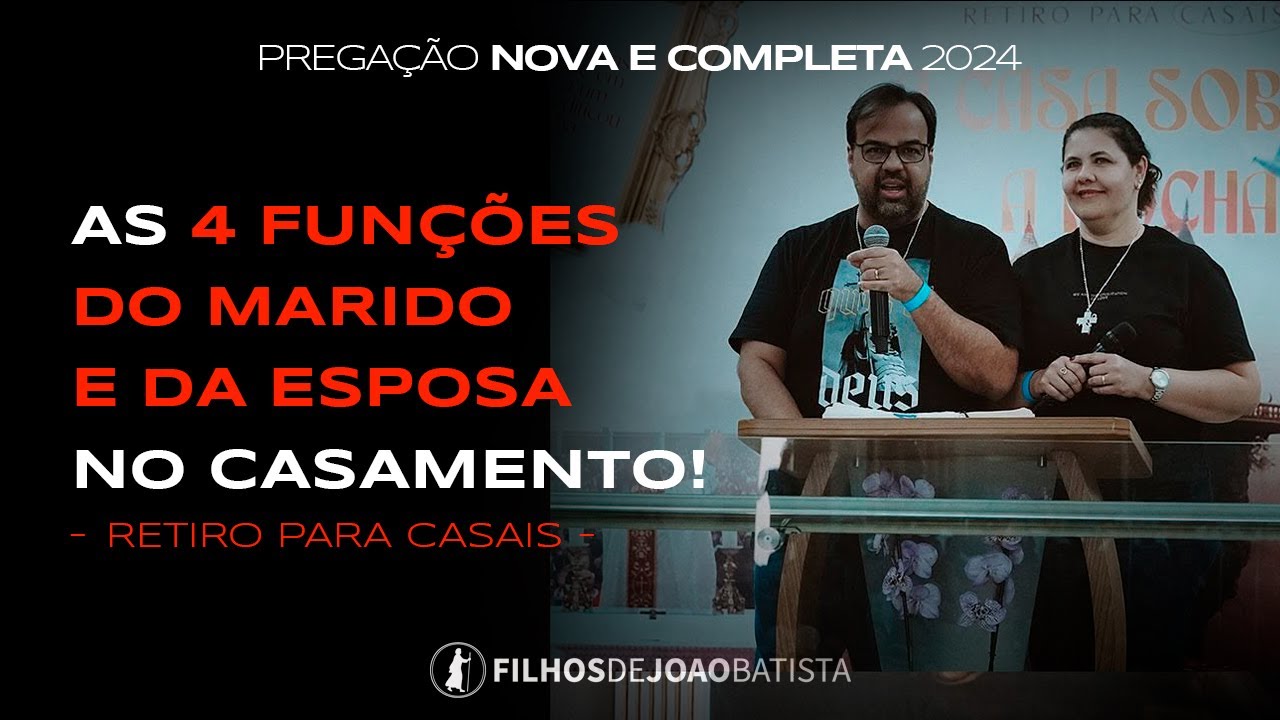 As 4 funções do marido e da esposa no casamento! - Moisés e Andréa Rocha | Pregação nova 2024