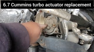 2019 Cummins Turbo Acuator Replacement