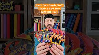 Pokemon Rips! Dads Doin Dumb Stuff...Episode 59! Lets rip some sleeved packs we got from Best Buy!