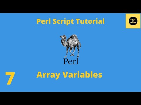 Array Variable - Perl Script Basics Tutorial - Part 7
