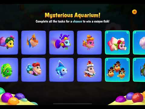 Mysterious Aquarium:Fishdom Special (Android * Gameplay)
