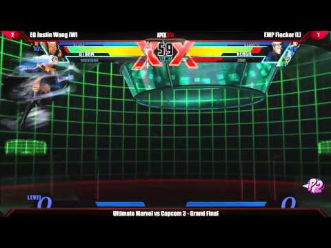 APEX 2014 Ultimate Marvel vs Capcom 3 Grand Final EG Justin Wong vs EMP Flocker