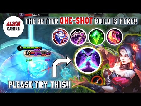 WANNA ONE-SHOT ENEMY BETTER? TRY THIS BUILD!! | TOP GLOBAL ESMERALDA MLBB | IMANALIEN