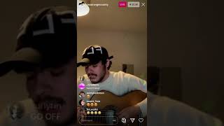 Rex Orange County singing untitled on Instagram live !