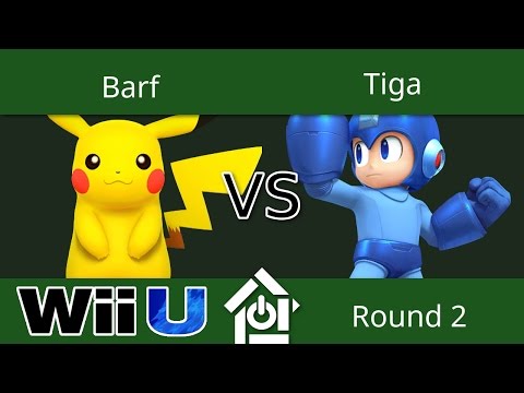 Smash @ The Mountain V - Barf (Pikachu) vs Tiga (Megaman) - Smash 4 Round 2