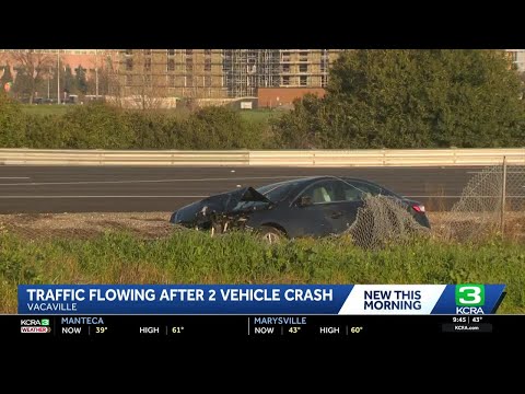 Man dies after being ejected in 2-vehicle I-80 crash near Vacaville