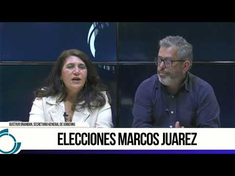ELECCIONES MARCOS JUAREZ Gustavo Brandan, secretario general de gobierno