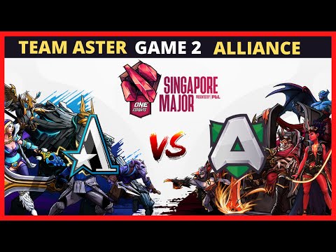 ALLIANCE vs ASTER - GREAT DOTA! - SINGAPORE MAJOR 2021 [GAME2]