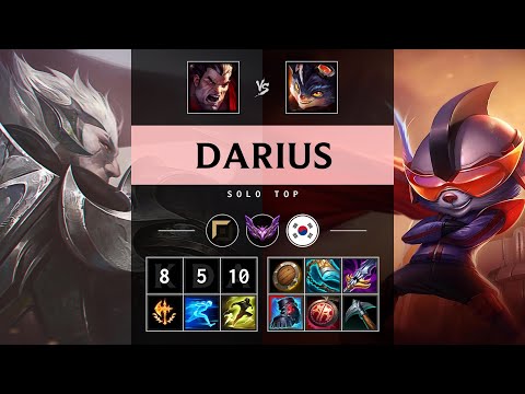 Darius Top vs Rumble - KR Master Patch 25.13