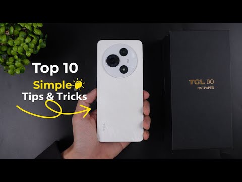 Top 10 tips and tricks TCL 60 NXTPaper  You Didn't Know About