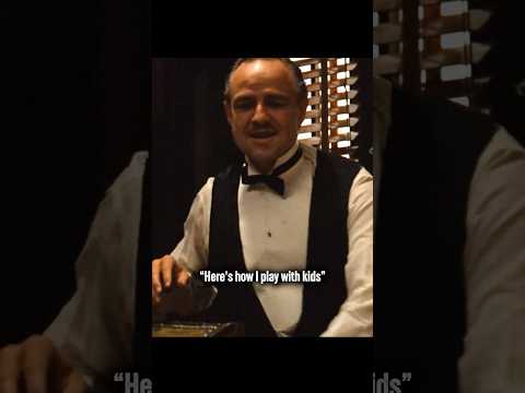 Marlon Brando improvised Don Corleone’s final scene in The Godfather