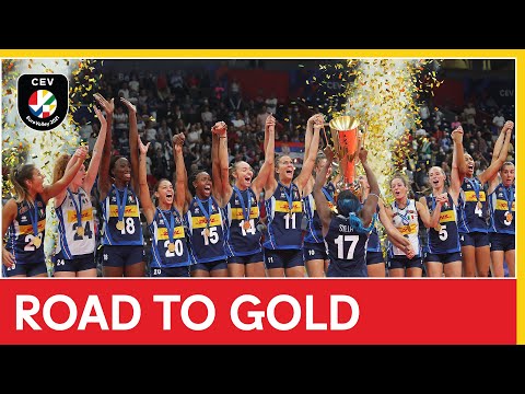 Italy 🇮🇹 Road to Gold I #EuroVolleyW