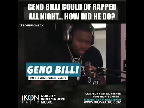 Geno Billi - iKon Radio Freestyle