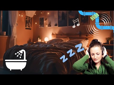 DEEP Water Pipe Sounds😴 - Sleep here while I shower🎶 || Sleep Sound #97