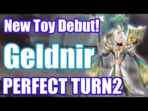 New Toy LD5 Geldnir Debut, This is Perfect Turn2 Team!😁😁😁【Summoners War RTA】