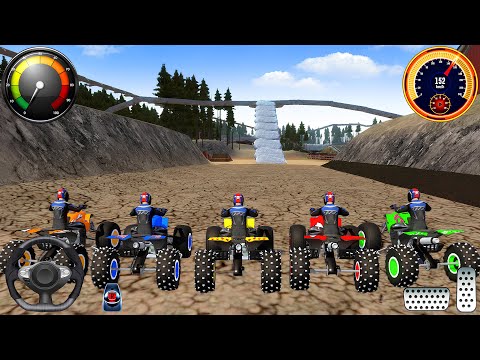 Impossible Dirt Quad Bikes Racing Game #2 - Extreme Motocross ATV Bike Stunts - Android IOS Gameplay