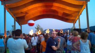 Trampled by Turtles, performing &quot;Keys to Paradise&quot; on 6.28.12 at Daleville Music Pavilion
