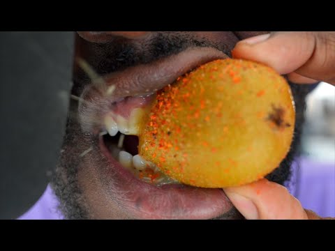 Eating Kiwi Skin | ASMR