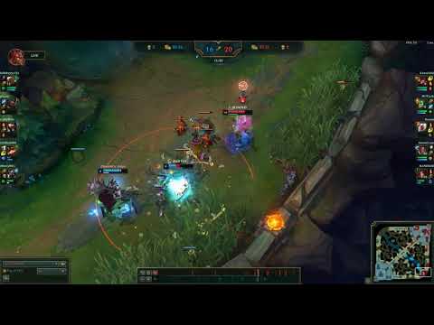 League Highlight - Zyra Solo Bot Lane