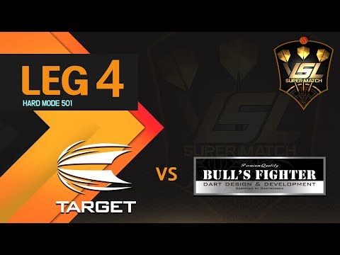 VSL Darts Super Match Week 5 - TARGET vs Bull's Fighter Match 1 Leg 4 HARD MODE 501 (이순안 vs 조광희)