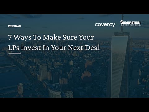 Covercy Webinar: 7 Ways To Make Sure Your LPs Reinvest In Your Next Deal logo