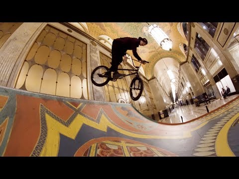 RIDING BMX INSIDE A SKYSCRAPER?