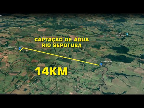 Prefeito anuncia abertura do processo licitatório da tubulação para captação de água do Sepotuba