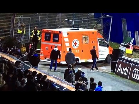 Spielabbruch bei Darmstadt 98 - 1. Fc Kaiserslautern nach Schwäche - Anfall bei Jeff Strasser (24.1)