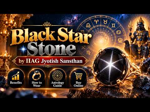 Black Star Gemstone