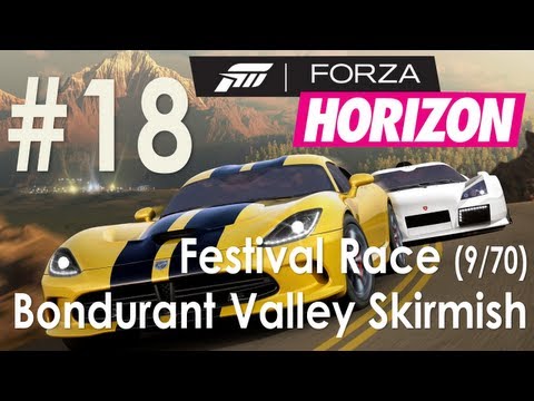Forza Horizon - Walkthrough Part 18 - Festival Race (9/70) - Bondurant Valley Skirmish