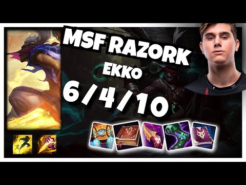 Razork Ekko s11 Jungle Challenger Replay (6/4/10) - EU