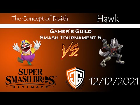 Gamer's Guild Smash Monthly 5 - (Grand Finals) - The Concept of De4th (Wario) vs Hawk (Wolf)
