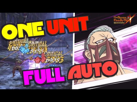 AUTO Final Boss Trio with Only ONE UNIT!? EXTREME Difficulty Too! Seven Deadly Sins: Grand Cross