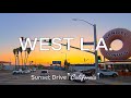 Driving West LA Bel Air To Playa Del Rey Via UCLA Beverly Hills Culver City