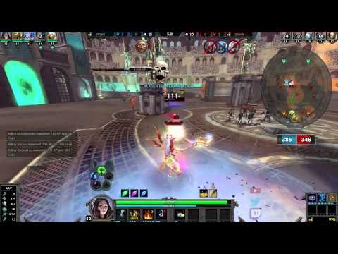 Smite - Arena #7 - Nu Wa introducing new Smite players (inc. a real Greek)