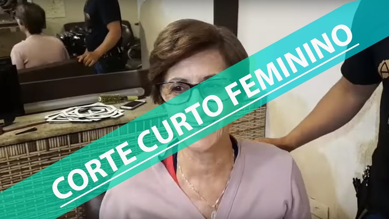 Como fazer Corte Curto Feminino (corte batido na nuca).
