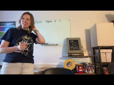 Saxon Algebra 1 lessons 20-21