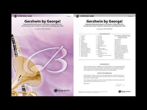 Gershwin by George!, arr. Jerry Brubaker – Score & Sound