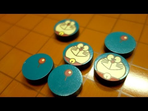 Doraemon Wood Series Gomoku & Reverse Game unboxing