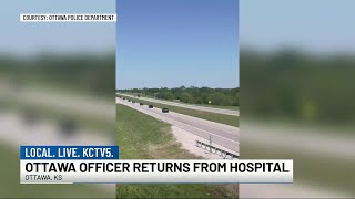 Ottawa officer back home after standoff shooting