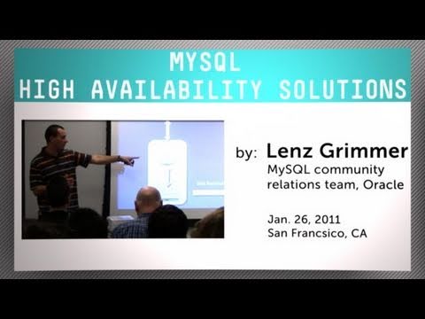 MySQL High Availability Solutions with Lenz Grimmer