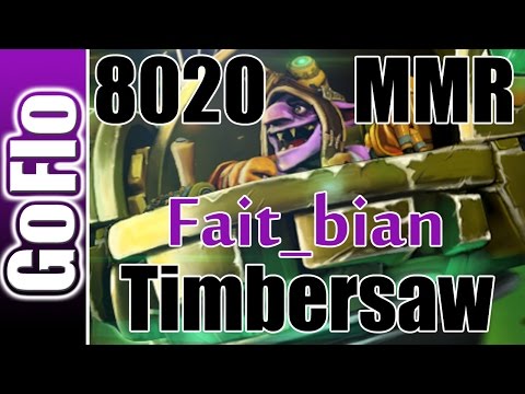 Timbersaw 6.88b 8020MMR Faith_bian Dota 2 Pro Gameplay